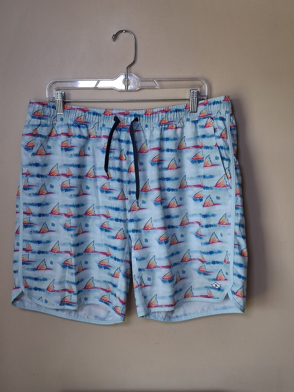 Burlebo Swim Shorts Shark FIN  Size XL